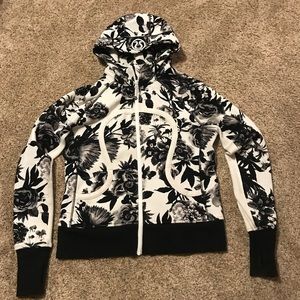Lululemon scuba hoodie brisk bloom floral size 10